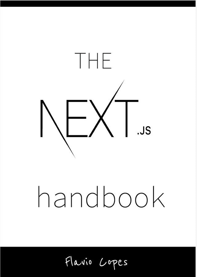 The Next.js Handbook book cover